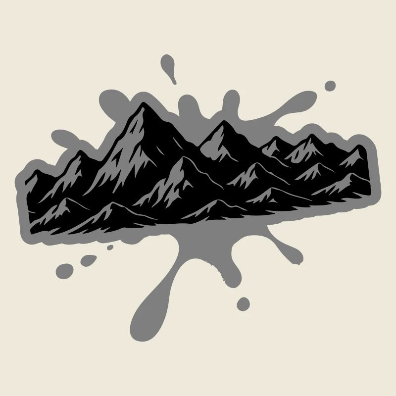 Berge Klecks