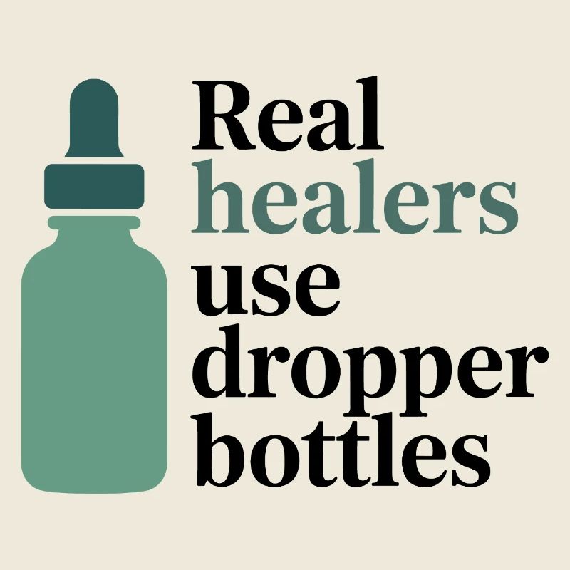 Homéopathie Real Healers Flacons compte-gouttes Profession