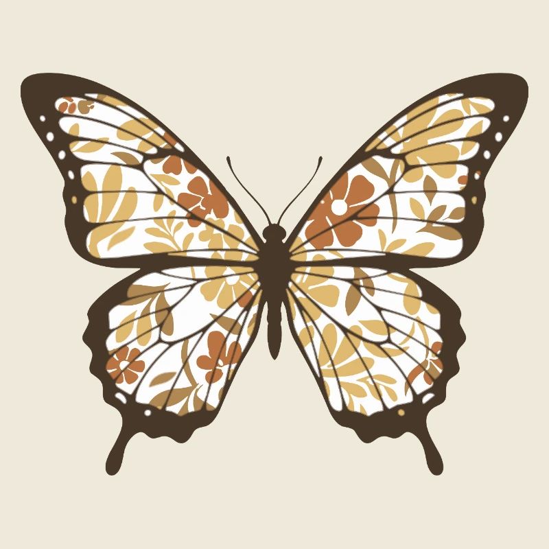 Flower Wings Butterfly