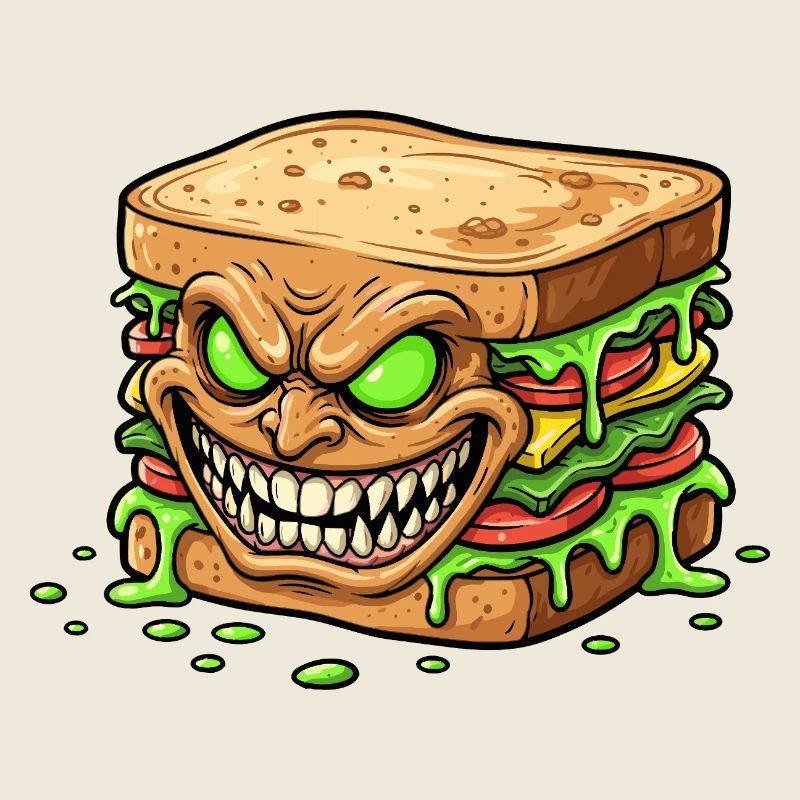 Grusel-Sandwich Monster