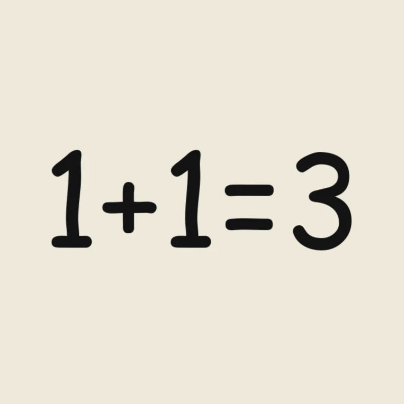 1+1=3