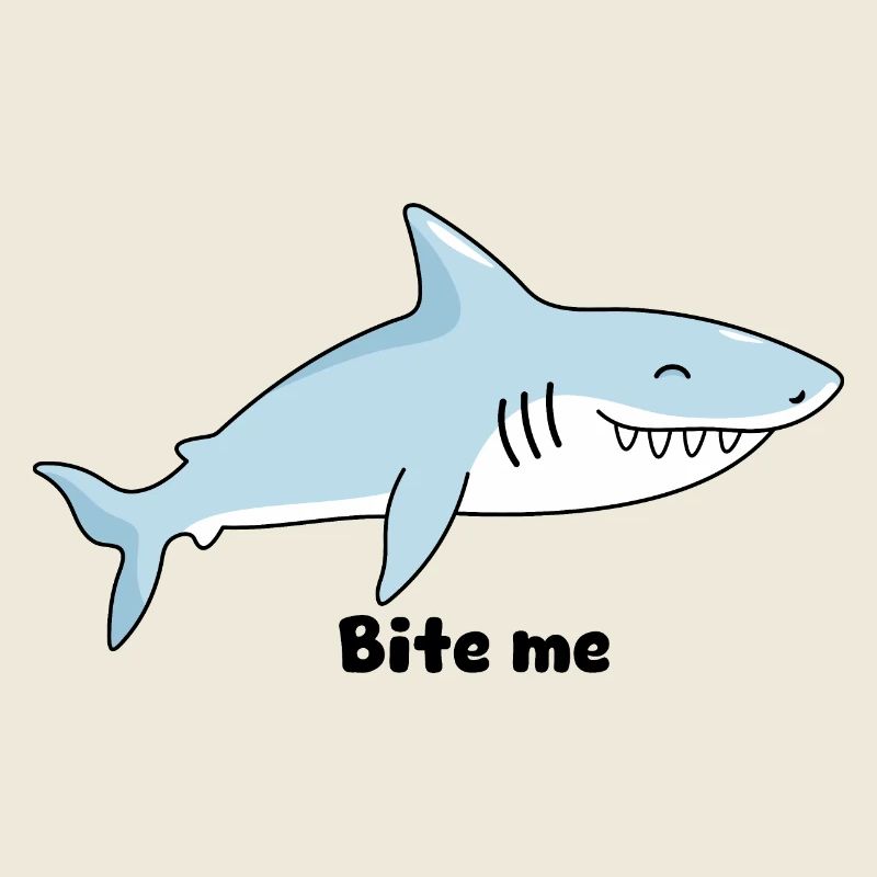 Requin et humour