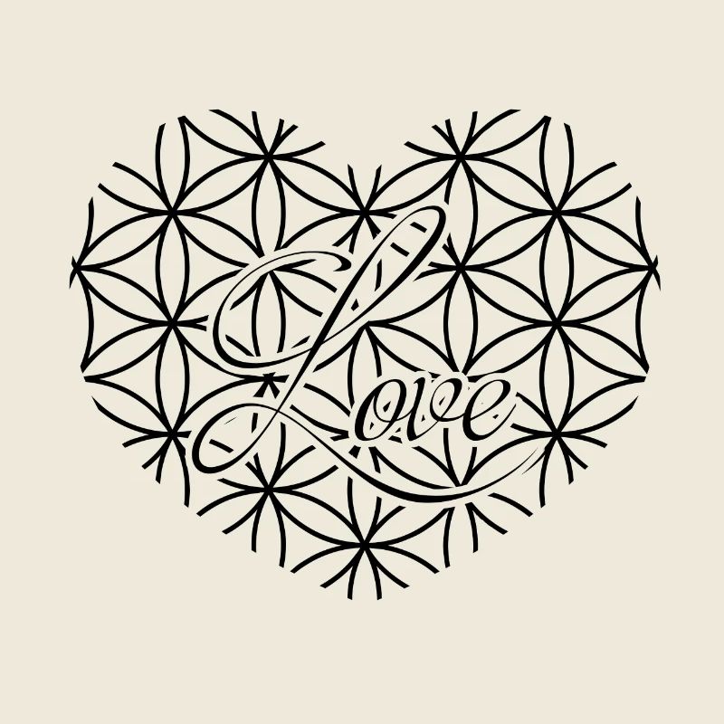 Love - Blume des Lebens