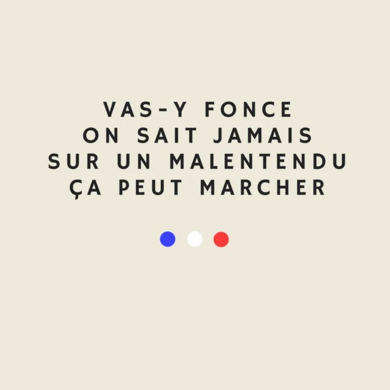 Sur un malentendu