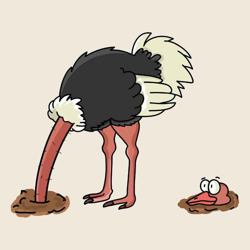 Vogelstrauß Vogel Strauß