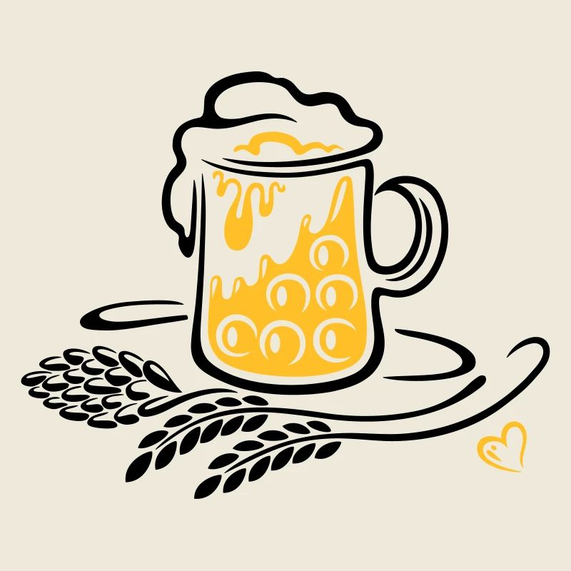 Beer Beer Mug Hops Wheat