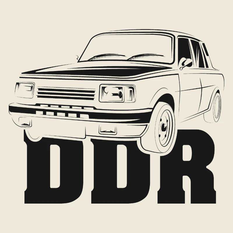 DDR Warti Classic Car Oldtimer Wartburg Logo