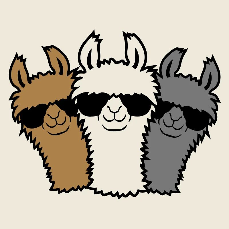 3 llama friends