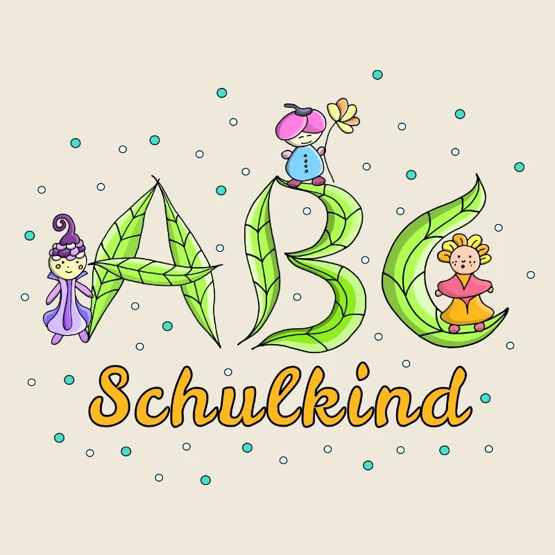 ABC Buchstaben Schulkind