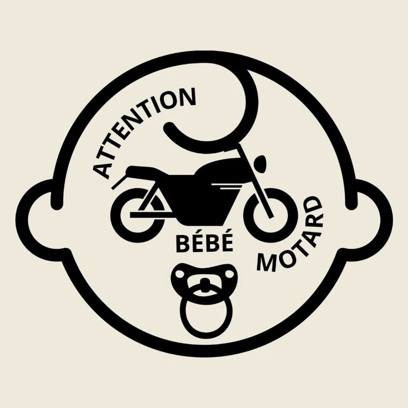 Attention bébé motard