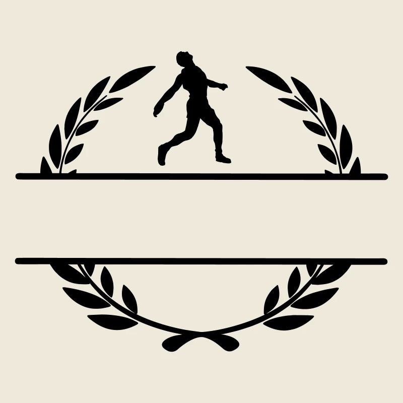 Diskuswerfer, Sieger im Lorbeerkranz