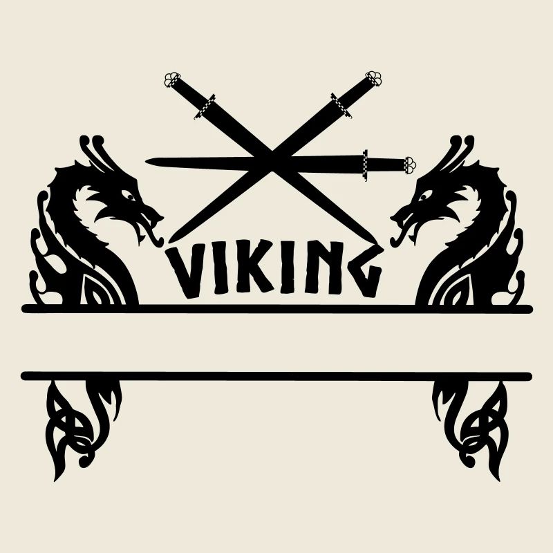 Viking Trois épées Deux dragons Viking