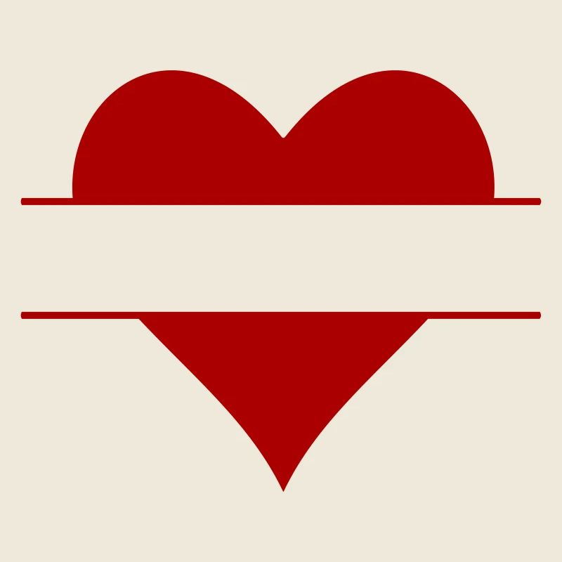 Heart name tag