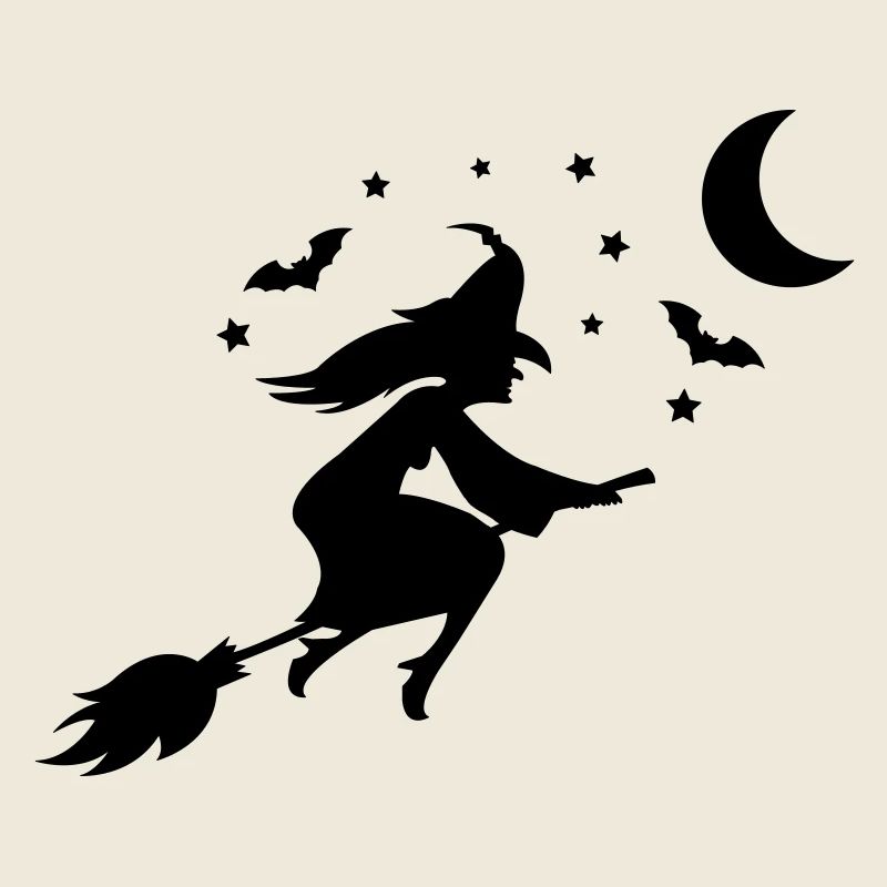 Silhouette de sorcière