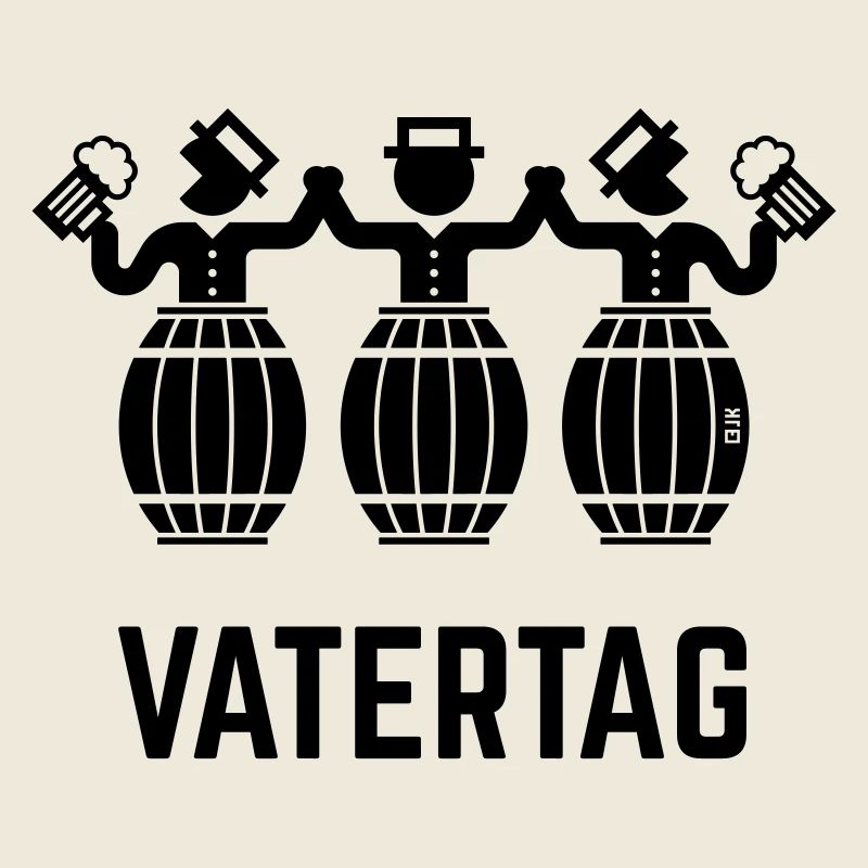 Vatertag Bierfässer (Bier / Männertag / Black)