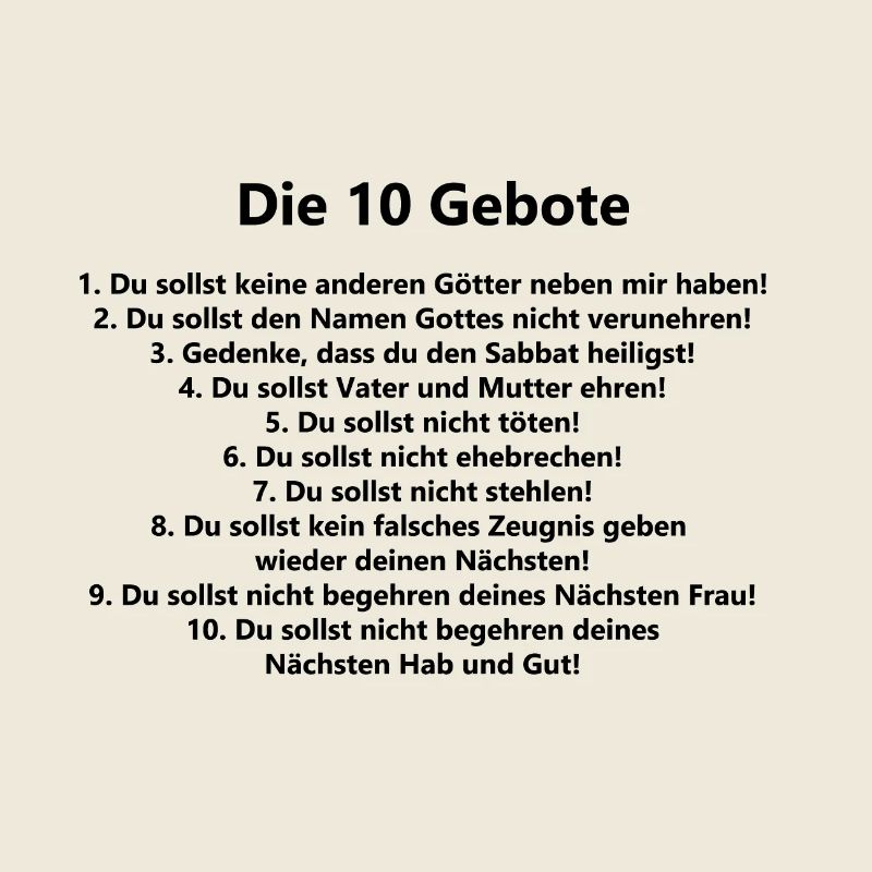 10 Commandments