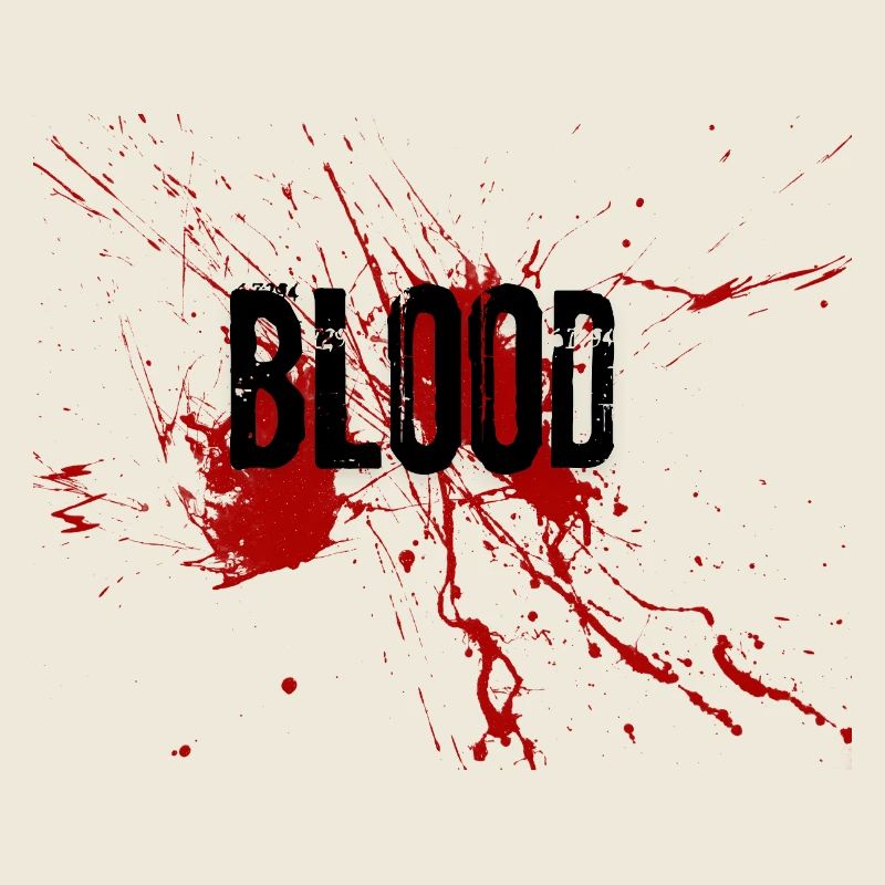 Lettrage Bloody Splatter