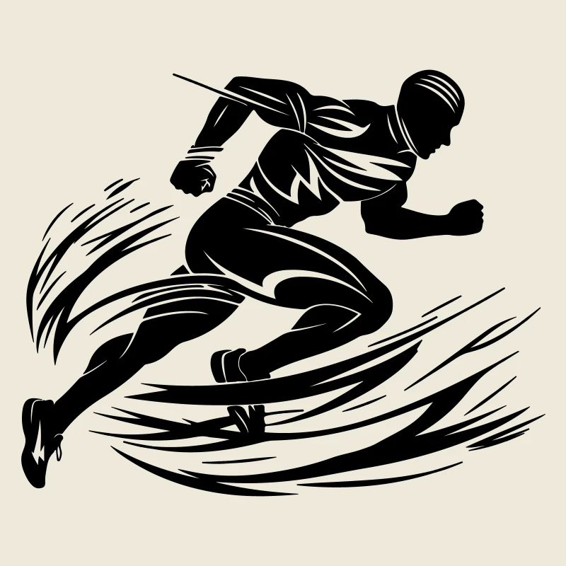 Sprinter in Bewegung