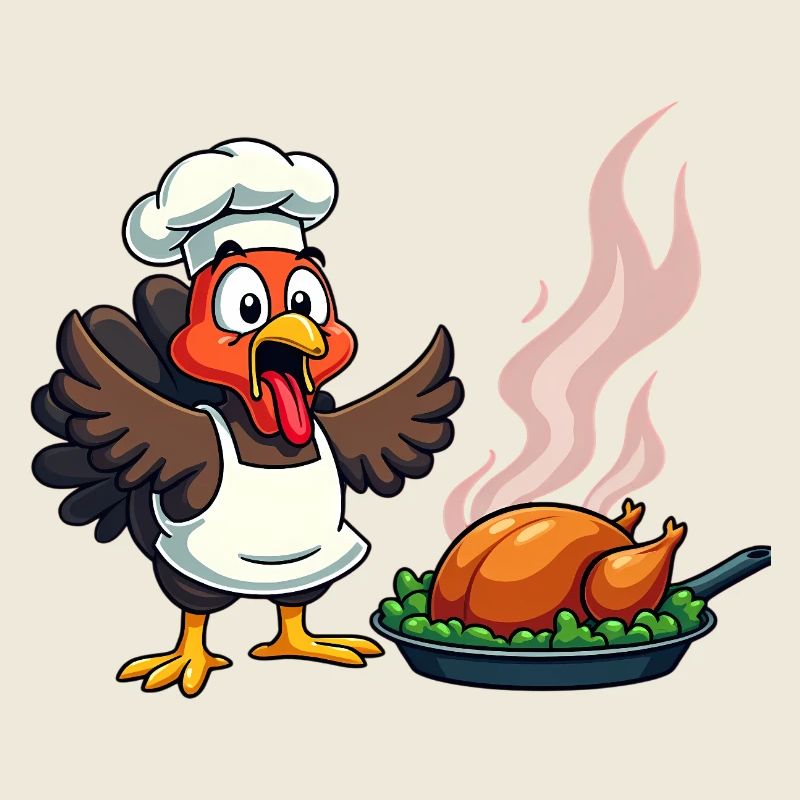 Cuisinier de dinde de Thanksgiving