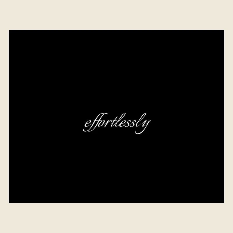 Effortlessly Elegant Script Typography