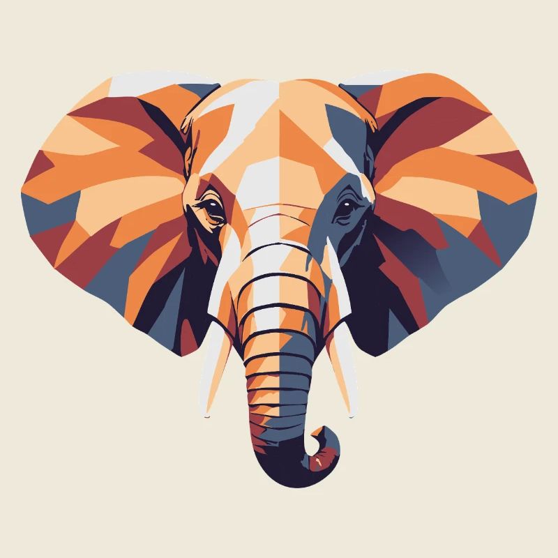 Elefant_farbe_poly