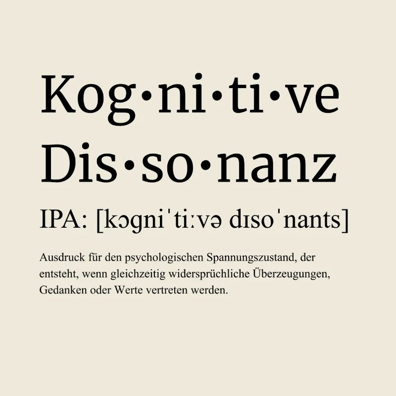 Kognitive-Dissonanz