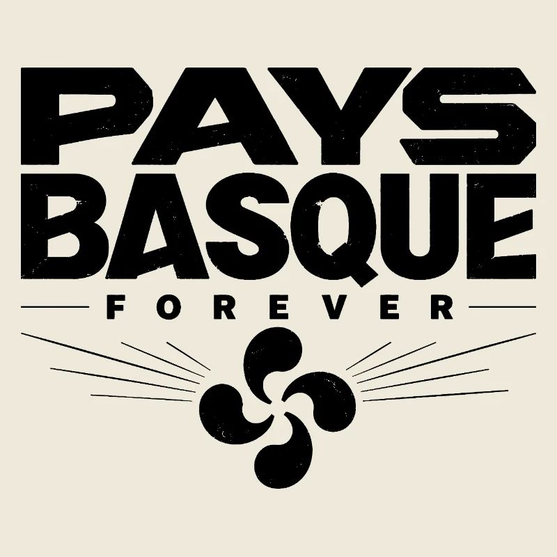 Pays Basque Forever Lauburu Vintage Design