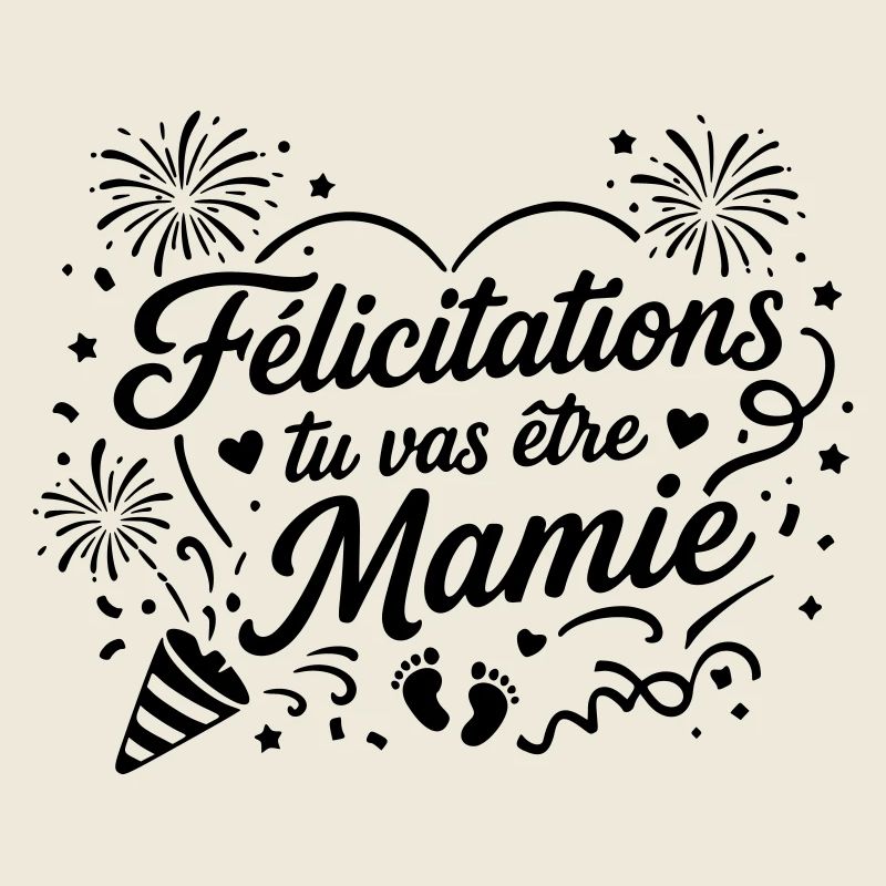 Félicitations tu vas être mamie