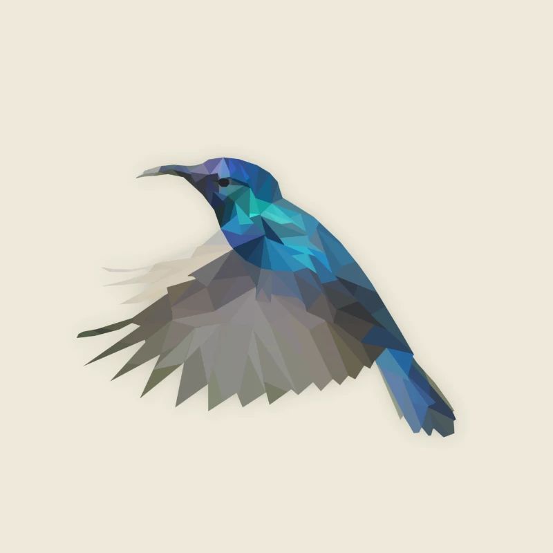 Low Poly Kolibri