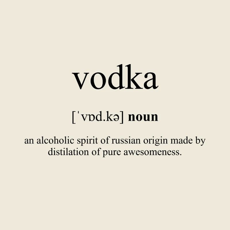 Vodka (Wodka) Definition Dictionary