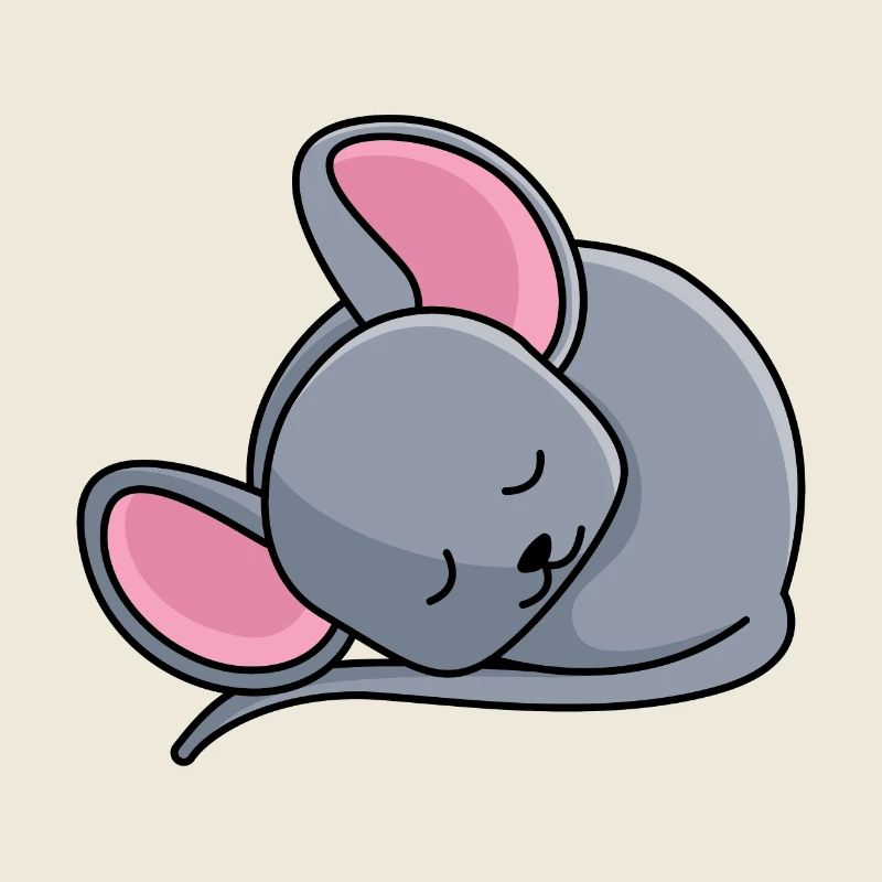 Sleeping mouse - design