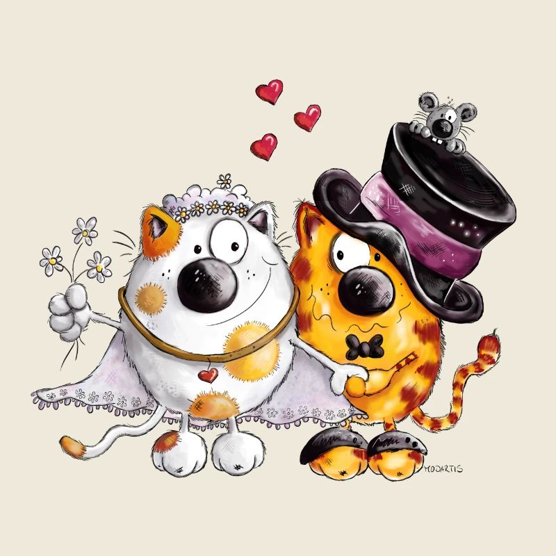 Mariage avec coeur
