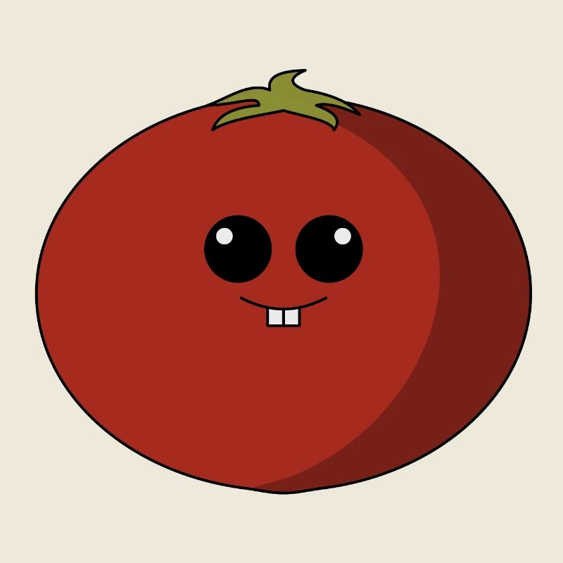 Tomate avec visage