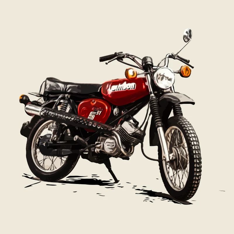 S51 Enduro Simson Motorcycle