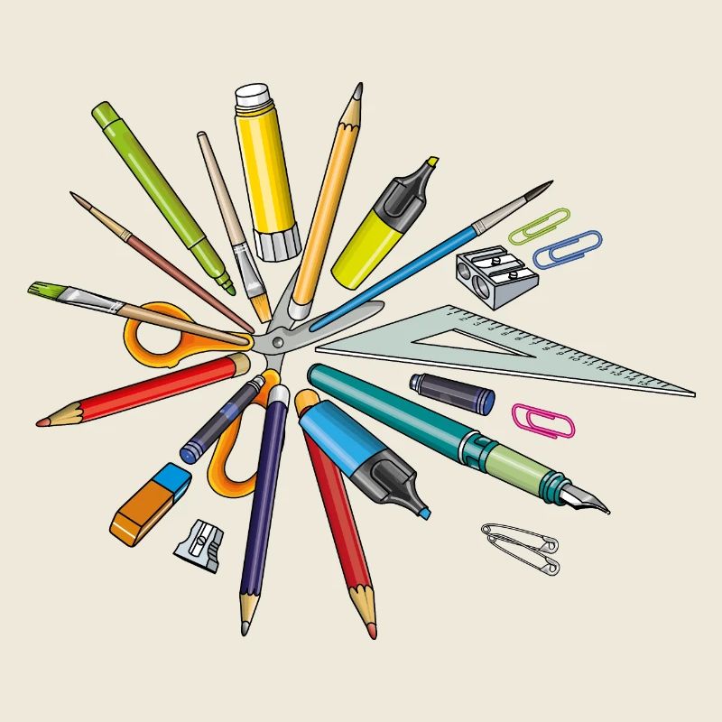 I like school supplies