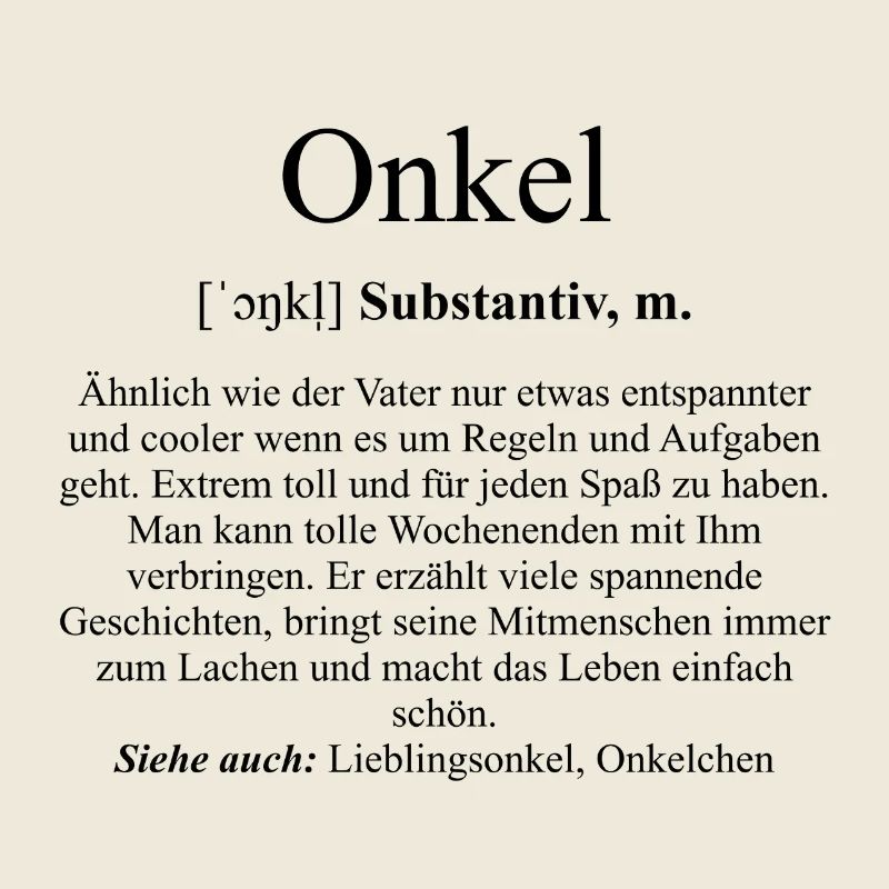 Onkel Definition Dictionary