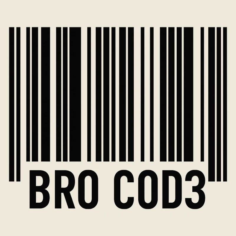 Bro Cod3 Barcode Design - Bro Code