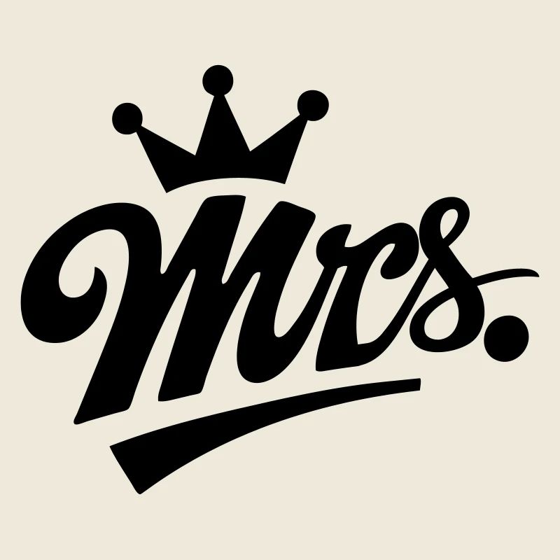 Mrs. & Krone, personalisierbar