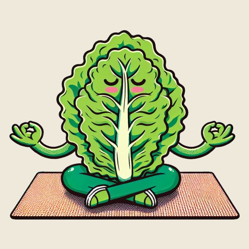 Lass uns heute Salat-Zen sein