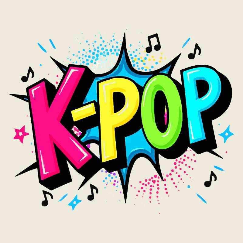 K-Pop Power - Conception de ventilateur coloré