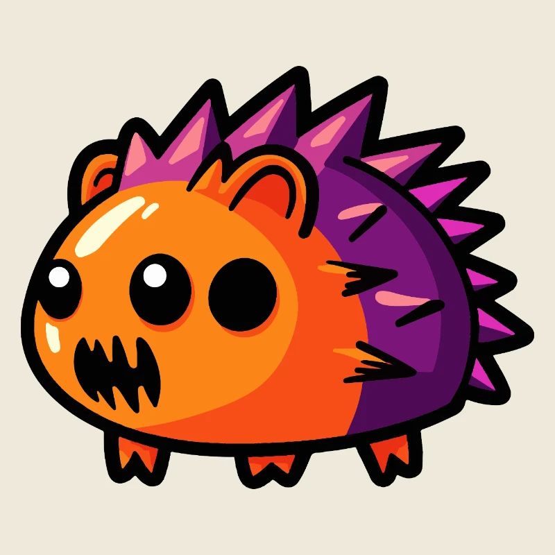 hérisson Halloween Zombie