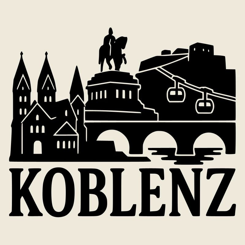 Silhouette de Coblence