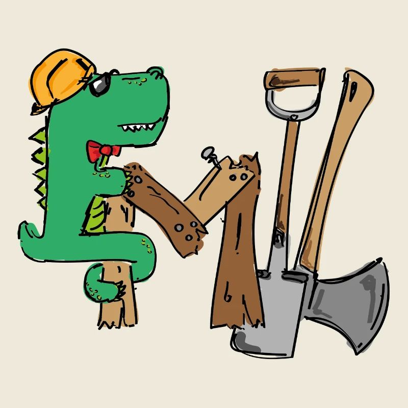 Emil Construction site croki with tools