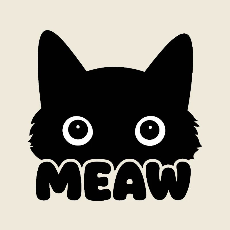Meaw - Süßes Katzenmotiv