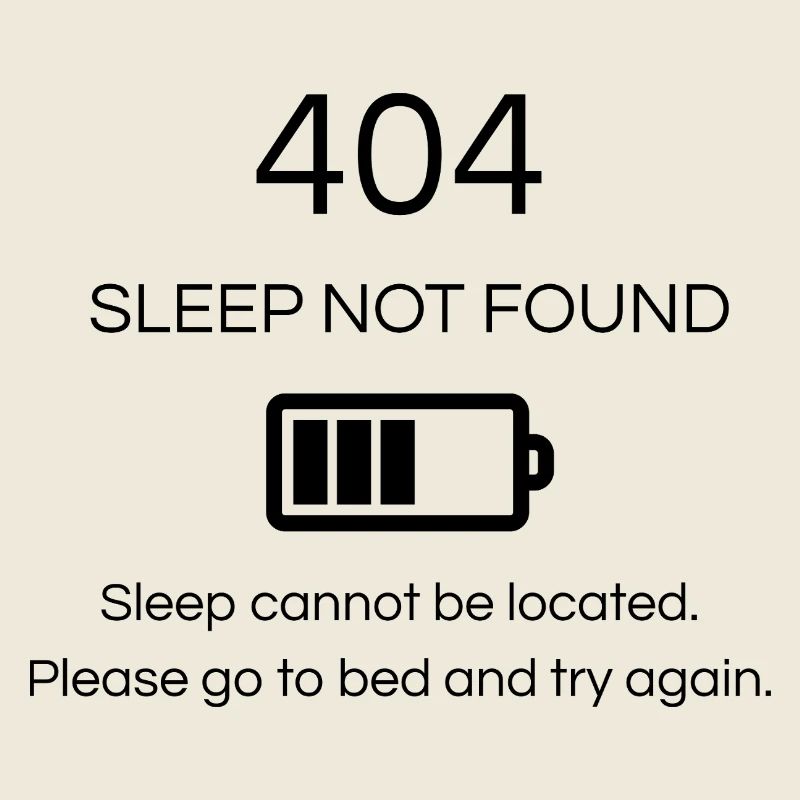 404 Sommeil introuvable