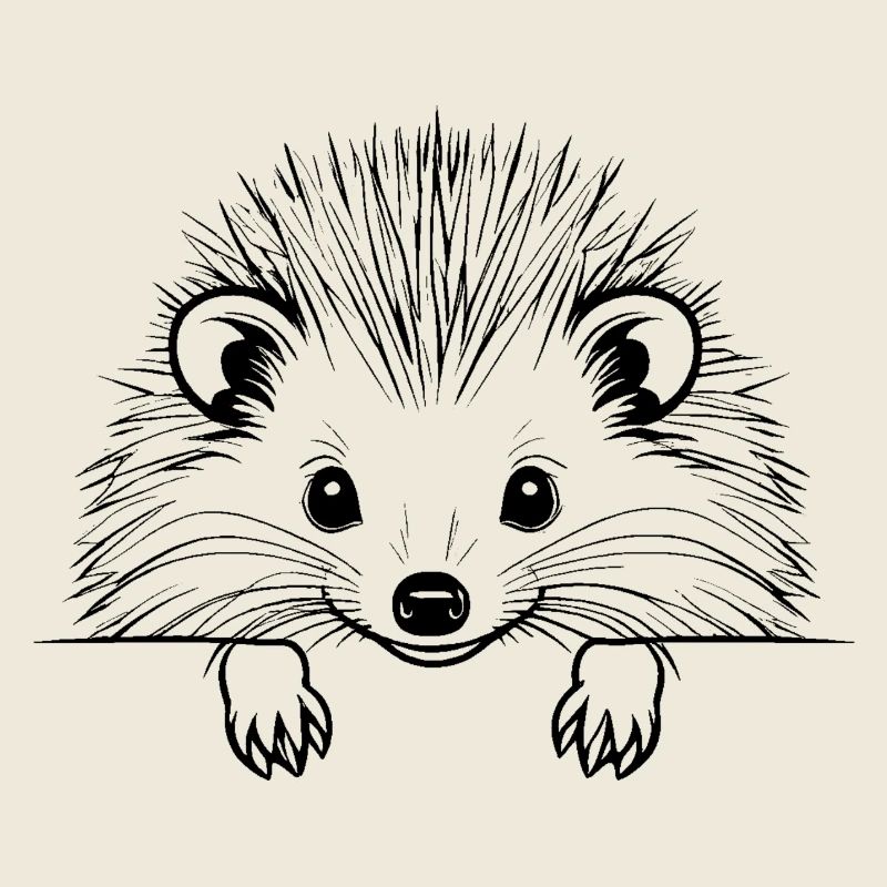 Animal hérisson Symbole de Compagnie