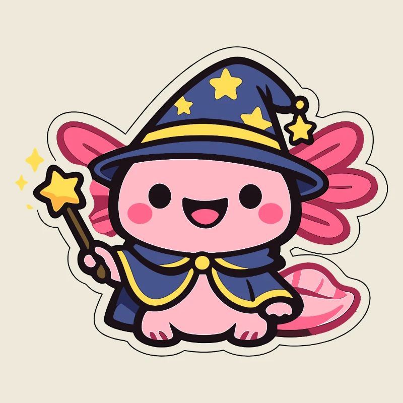 Mage Axolotl du Sort Stellaire