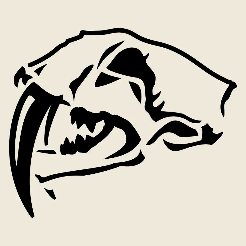 Sabre-toothed Tiger Skull