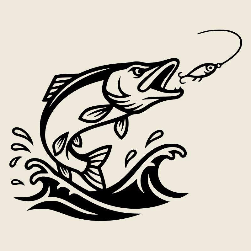 Pike Predator Silhouette