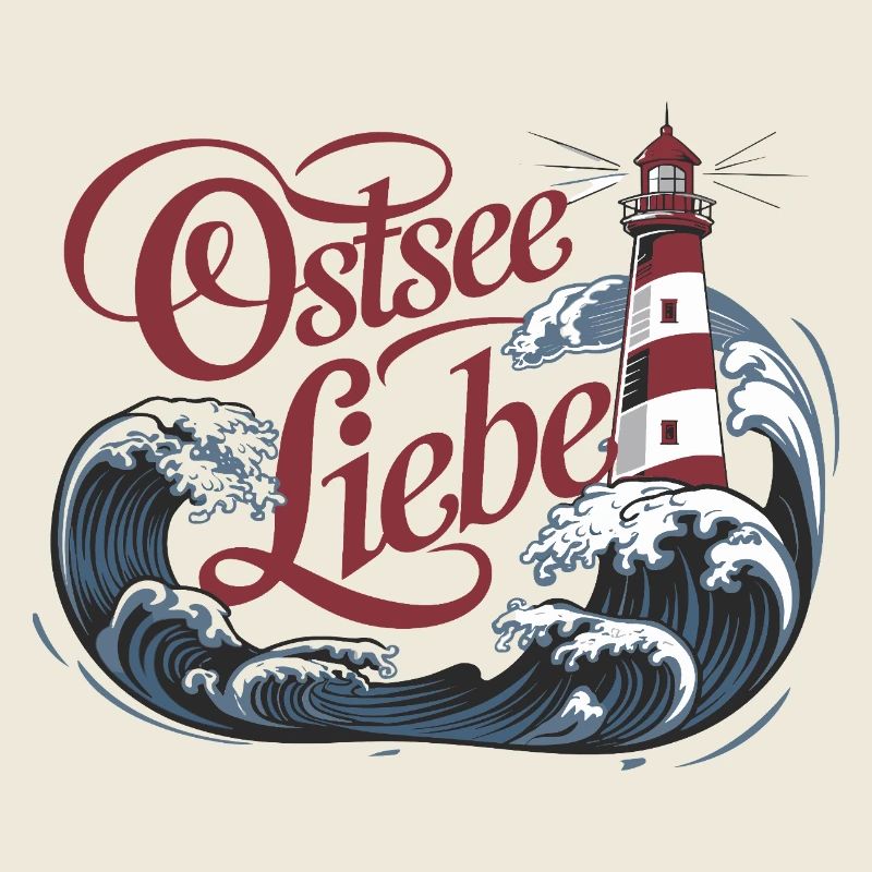  Ostsee Liebe Leuchtturm Wellen Maritime Ostsee